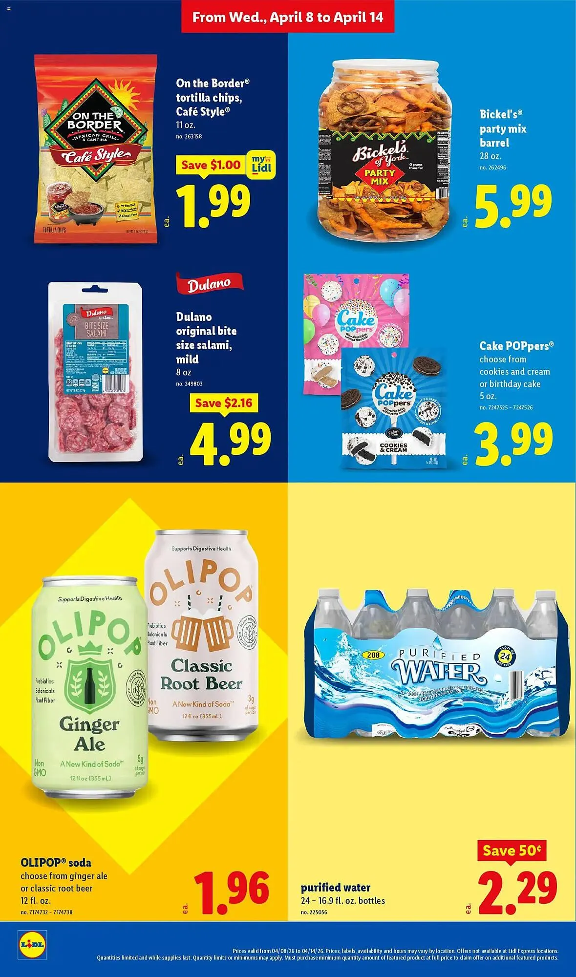 Weekly promotion Lidl weekly ad spanning from April 8 to April 14 2026 - Page 26 for Catalogue 365