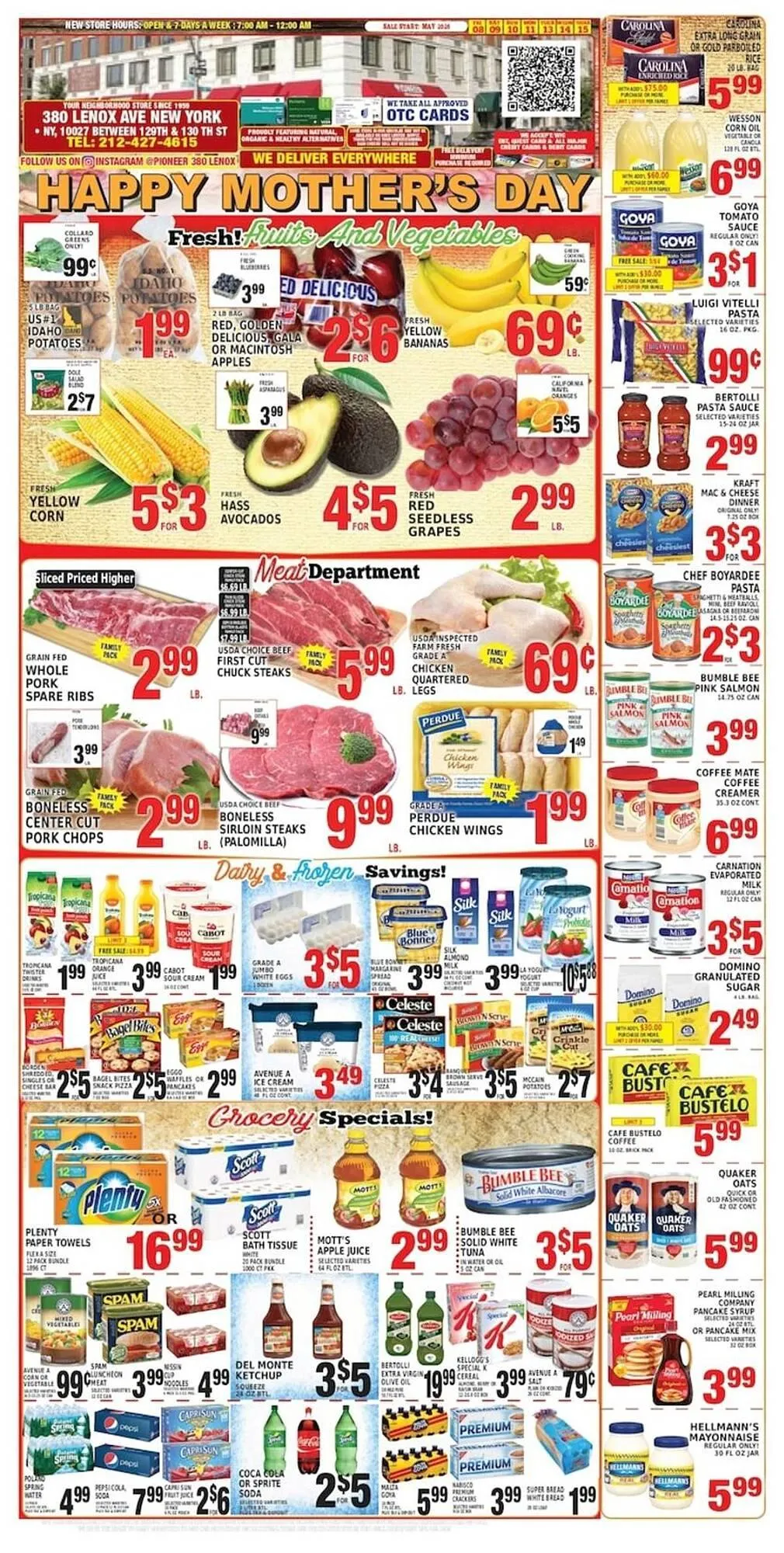 Weekly ad Pioneer Supermarkets weekly ad from May 8 to May 15 2026 - Page 1