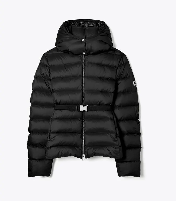 BELTED DOWN JACKET