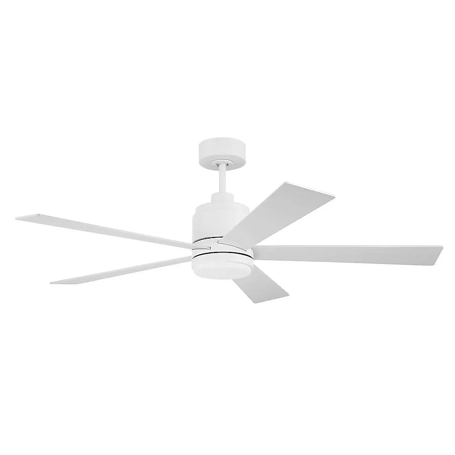 Craftmade McCoy 52-in White with White Blades Ceiling Fan With Light ( 5 -Blade )