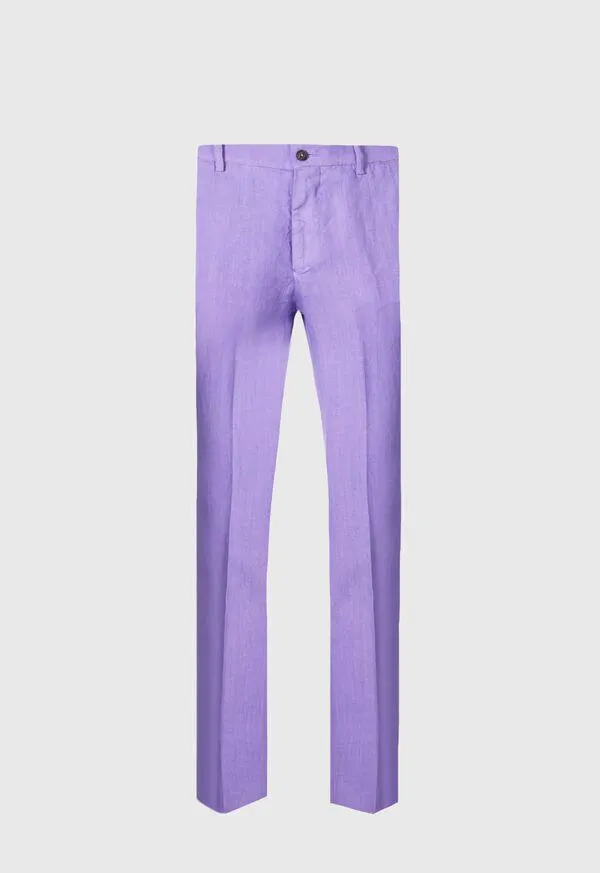 Garment Washed Linen Pant