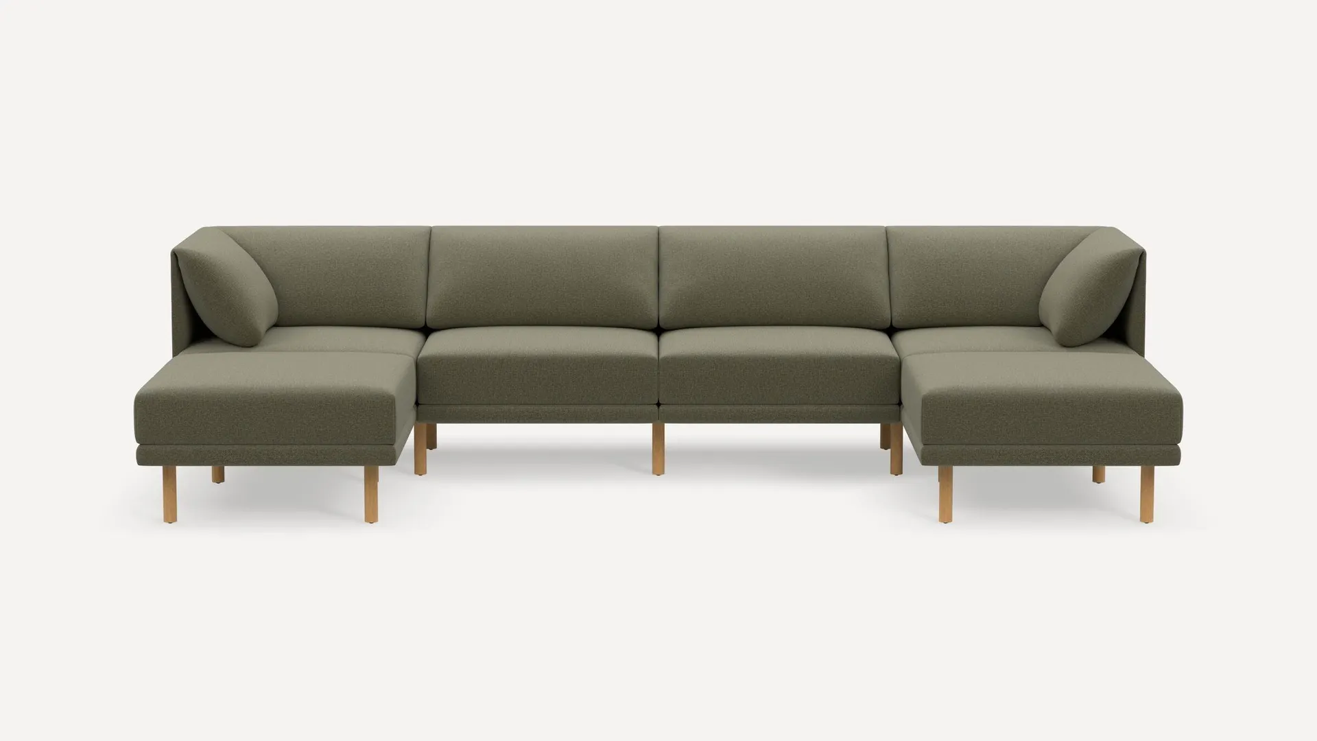 Range 6-Piece Sectional Double Lounger