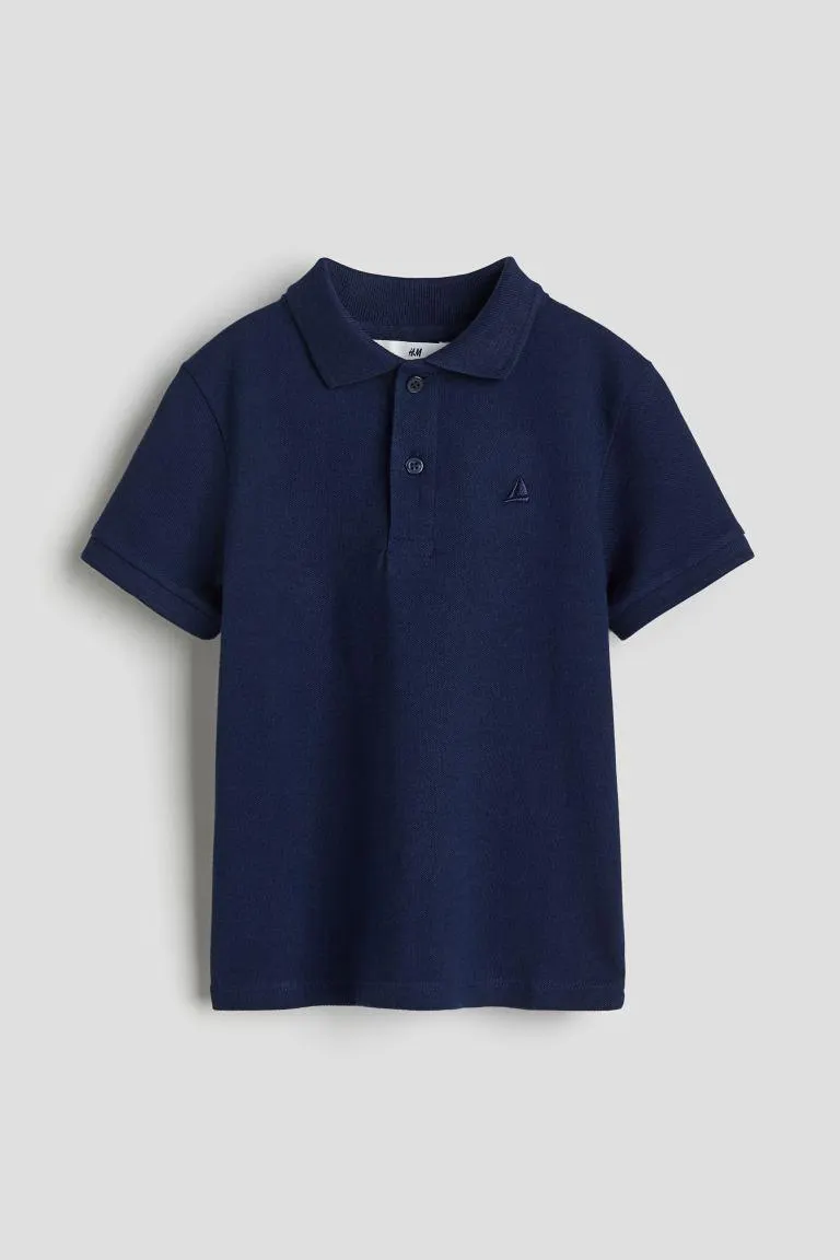 Cotton Pique Polo Shirt