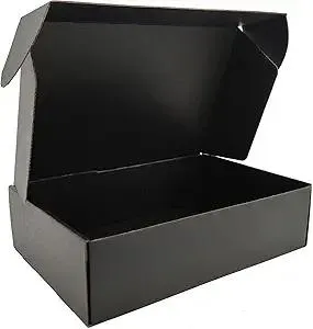 Black Shipping Boxes for Small Business Pack of 20-12x9x4 inches Cardboard Corrugated Mailer Boxes for Shipping Packaging Craft Gifts Giving Products