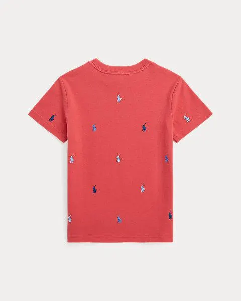 Polo Pony Cotton Mesh Tee