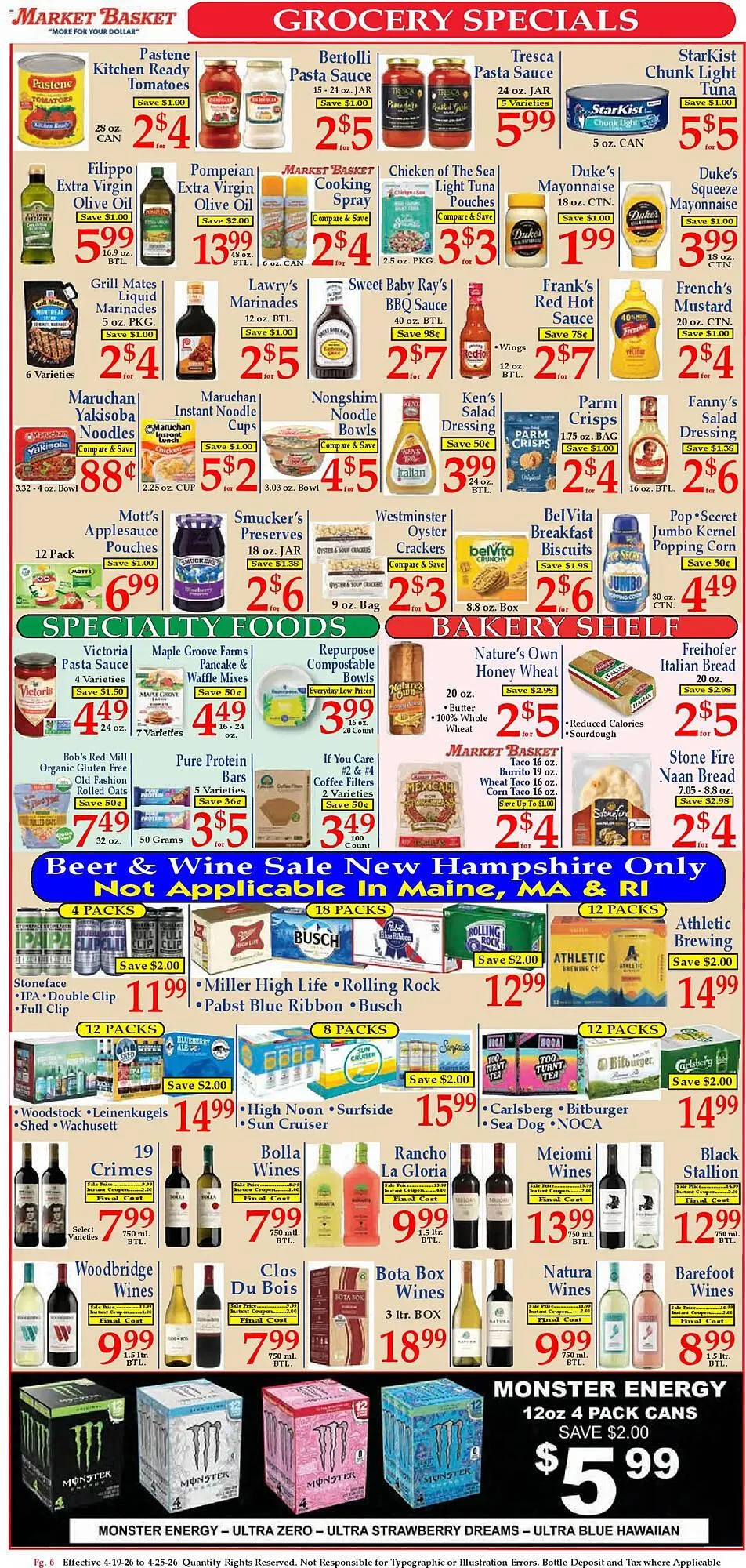 Weekly ad Market Basket weekly ad from April 19 to April 25 2026 - Page 6