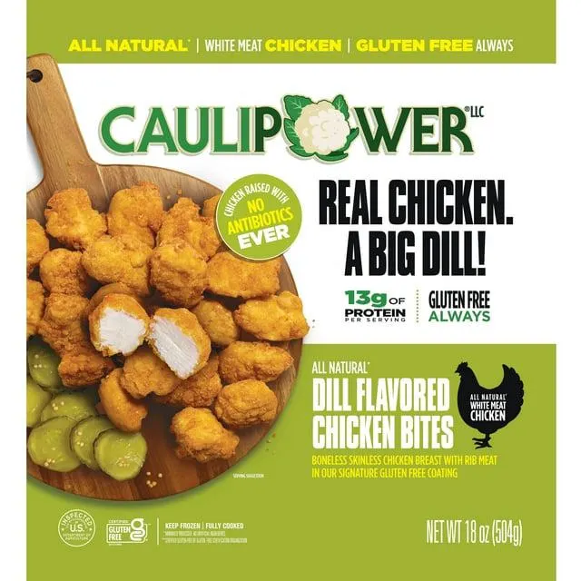 Caulipower Gluten-Free Caulipower Dill Flavored Chicken Breast Bites, Frozen, 18 oz