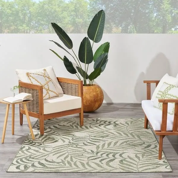 Nourison Garden Oasis Indoor/Outdoor Nature Area Rug