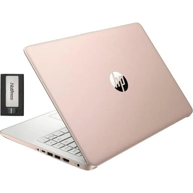 HP Stream 14" HD BrightView Laptop, Intel Celeron N4120, 8GB RAM, 416GB Storage (128GB eMMC + 288GB Docking Station Set), Intel UHD Graphics, 720p Camera, Wi-Fi, 1 Year Office 365, Win 11 S, Gold
