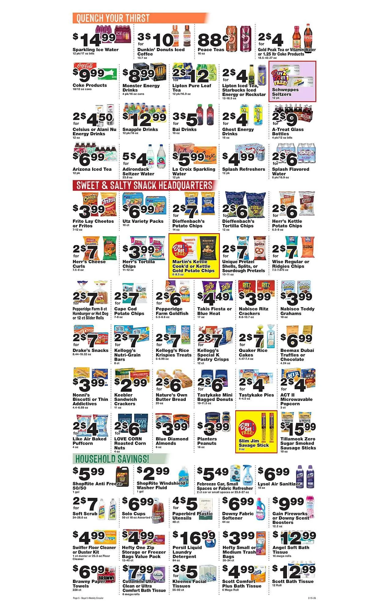 Weekly ad Boyer's Food Markets weekly ad from February 15 to February 21 2026 - Page 5