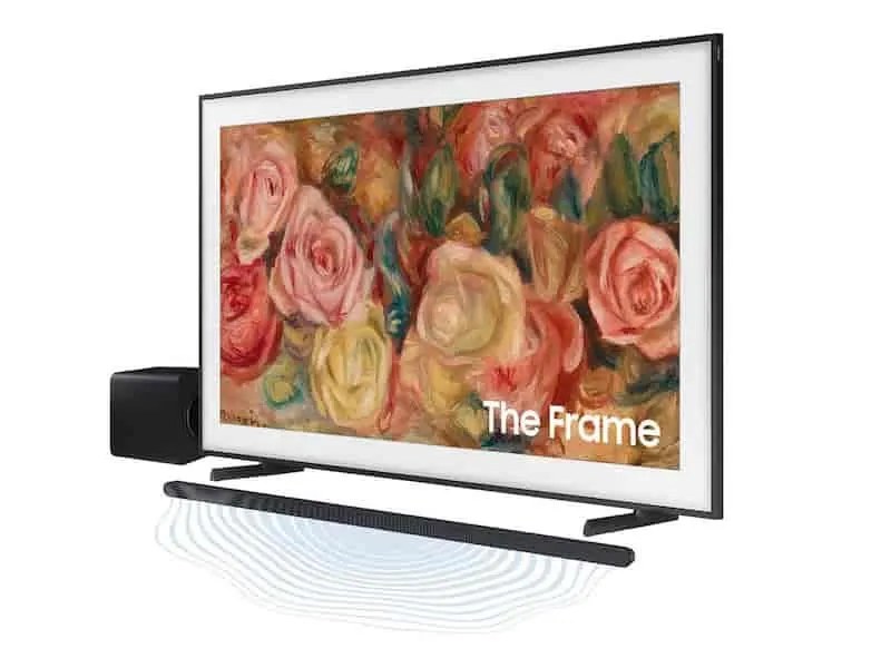 65" The Frame QLED 4K TV with Ultra-slim 3.1.2ch. Wireless Dolby ATMOS Soundbar w/ Q-Symphony