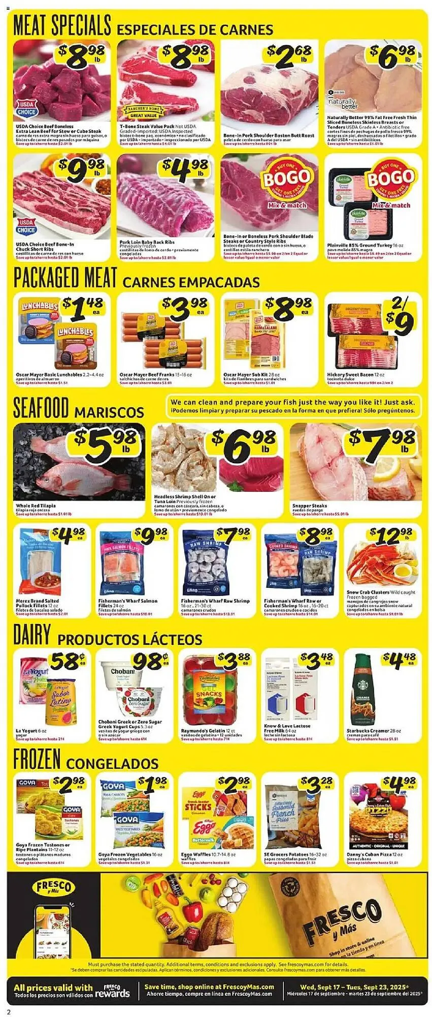 Weekly ad Fresco y Más weekly ad from September 17 to September 24 2025 - Page 2
