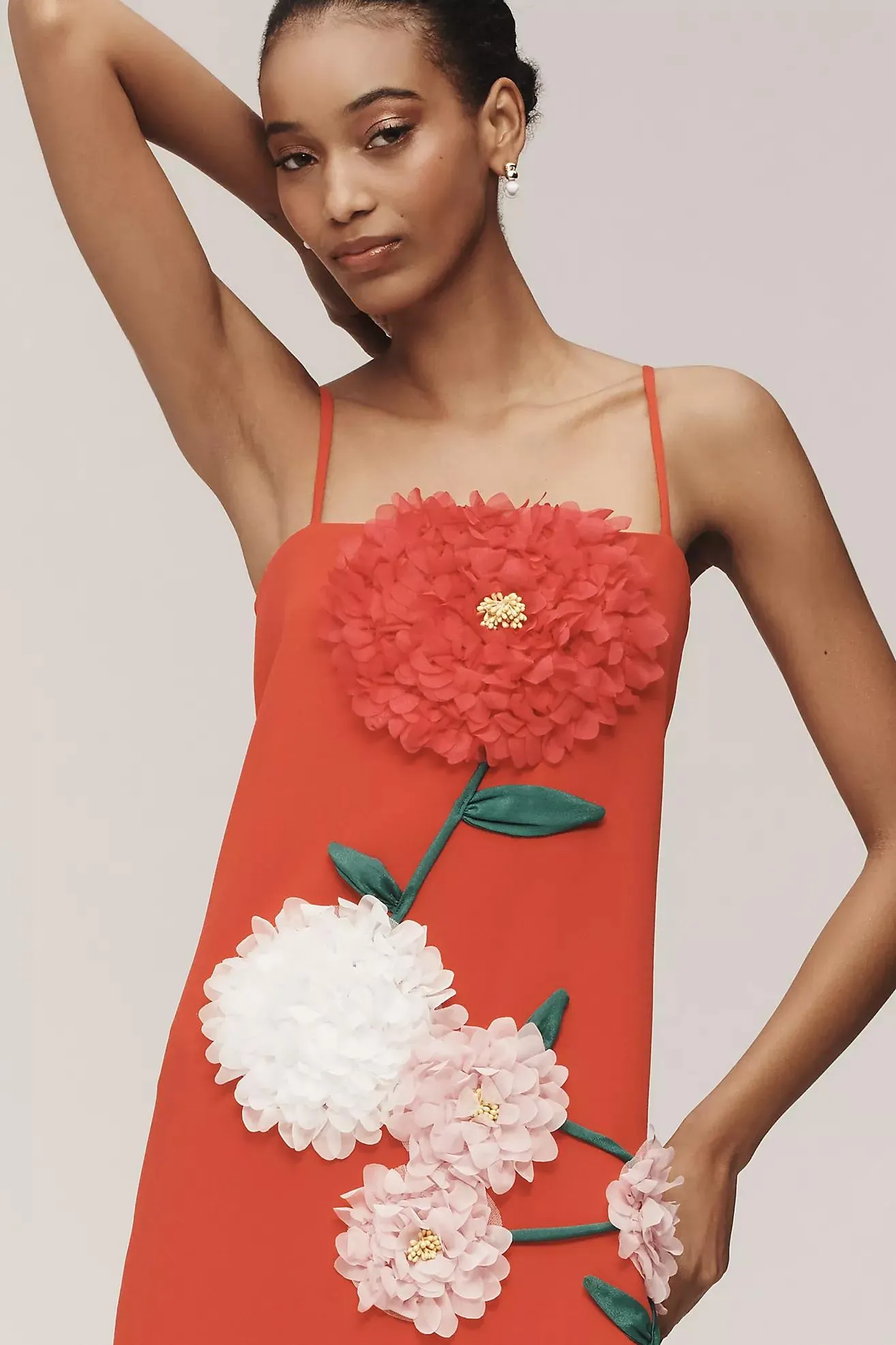 Elliatt Buttercup Floral Appliqué Maxi Dress