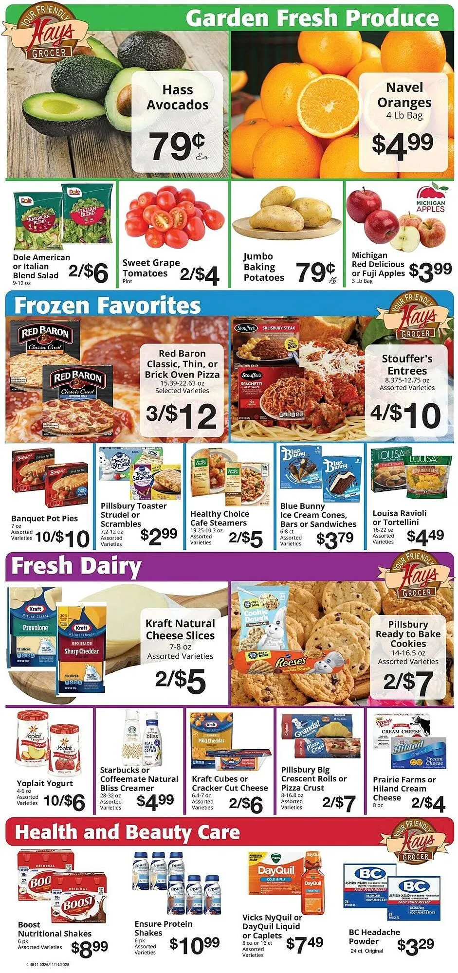 Weekly ad Hays Supermarket weekly ad from January 14 to January 20 2026 - Page 4