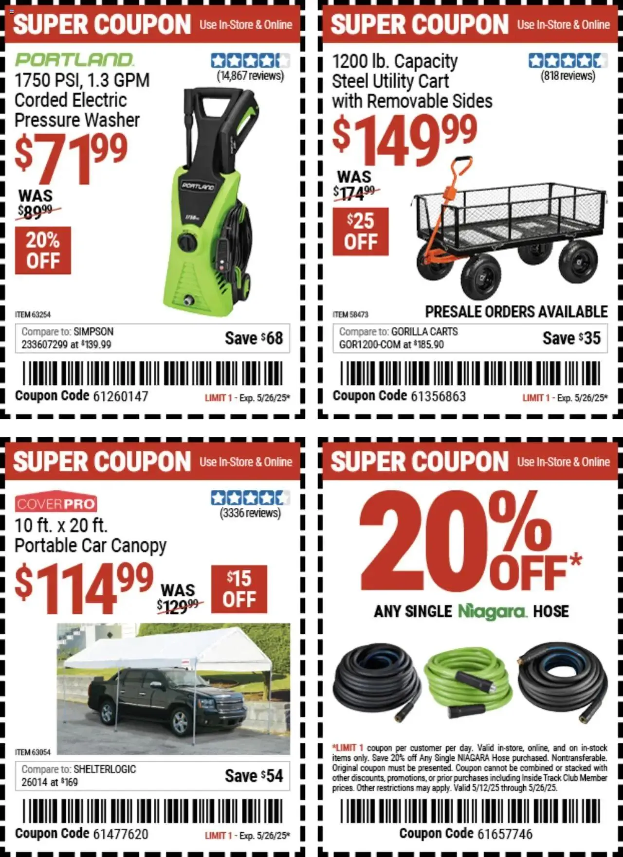 Weekly ad Harbor Freight Hot Coupon Deals from May 12 to May 26 2025 - Page 10