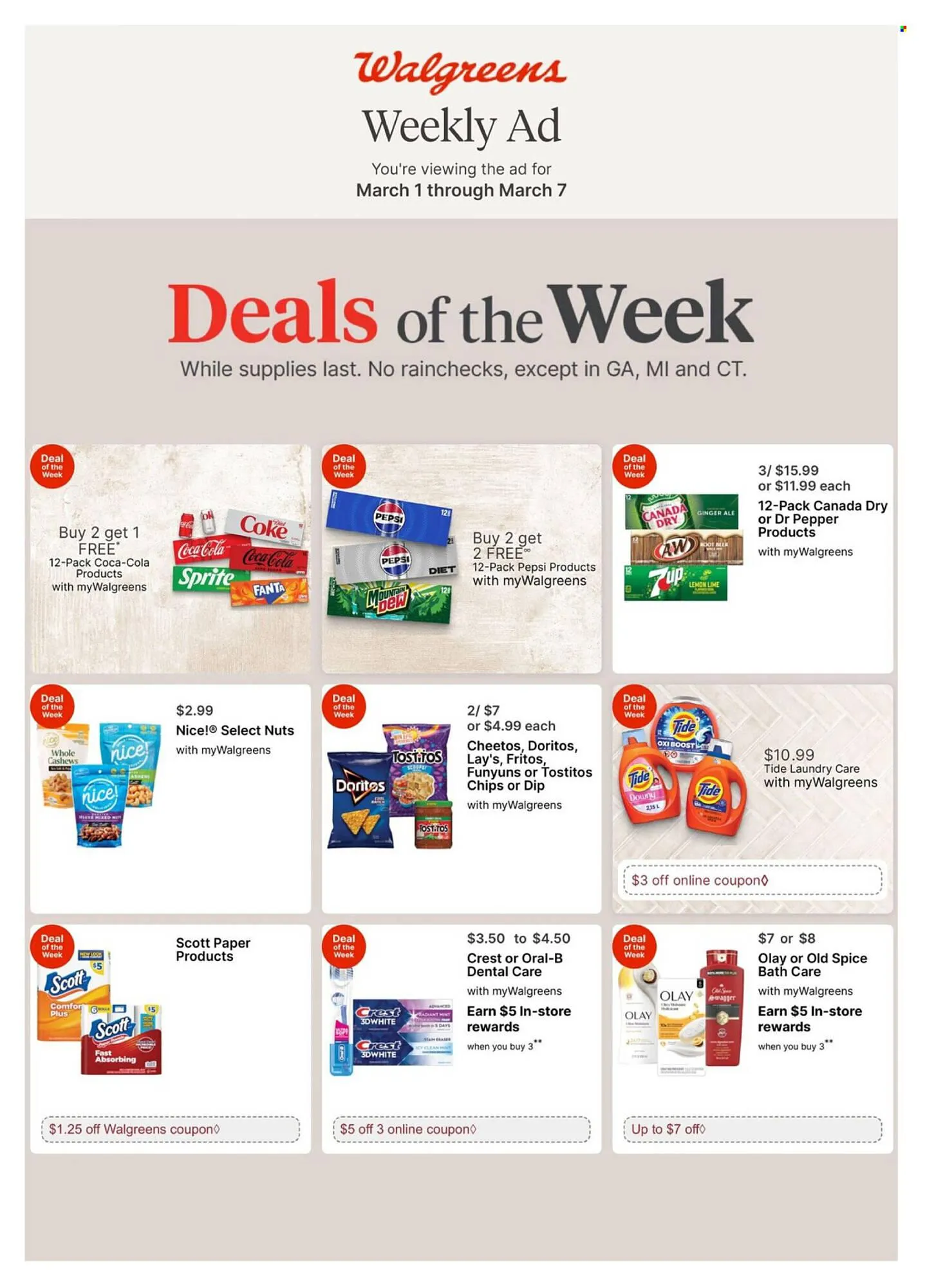 Weekly ad Walgreens weekly ad from March 1 to March 7 2026 - Page 1