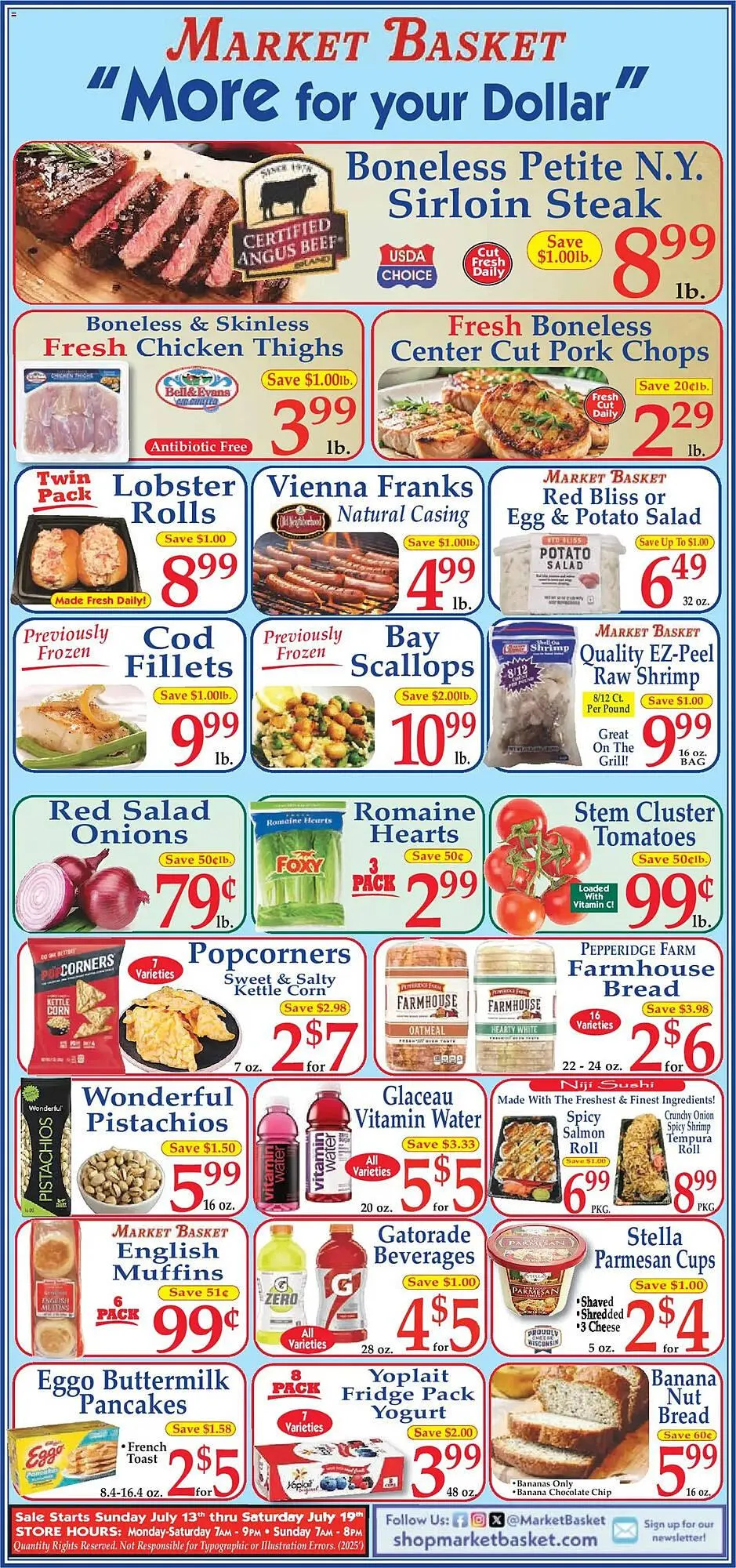 Weekly ad Market Basket Weekly Ad from July 13 to July 19 2025 - Page 1
