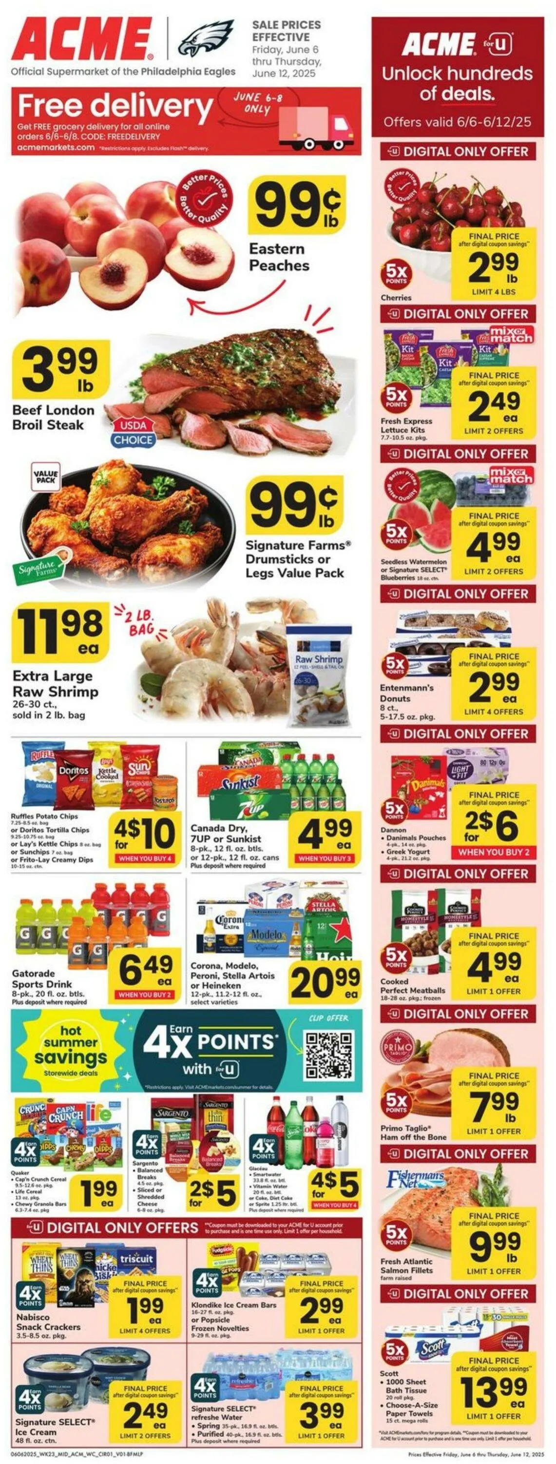 Catálogo de Acme Current weekly ad 6 de junio al 12 de junio 2025 - Página 1