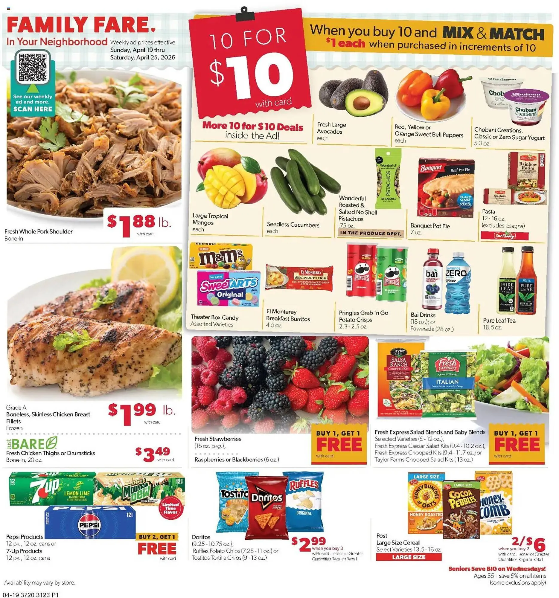 Weekly ad Family Fare weekly ad from April 19 to April 25 2026 - Page 1