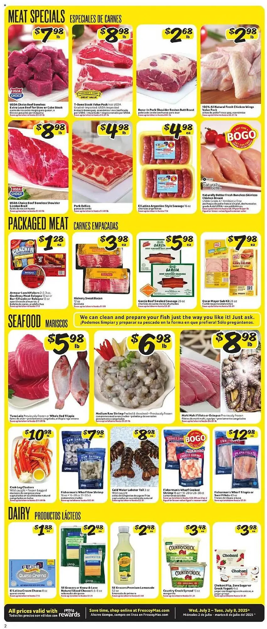 Weekly ad Fresco y Más Weekly Ad from July 2 to July 9 2025 - Page 2
