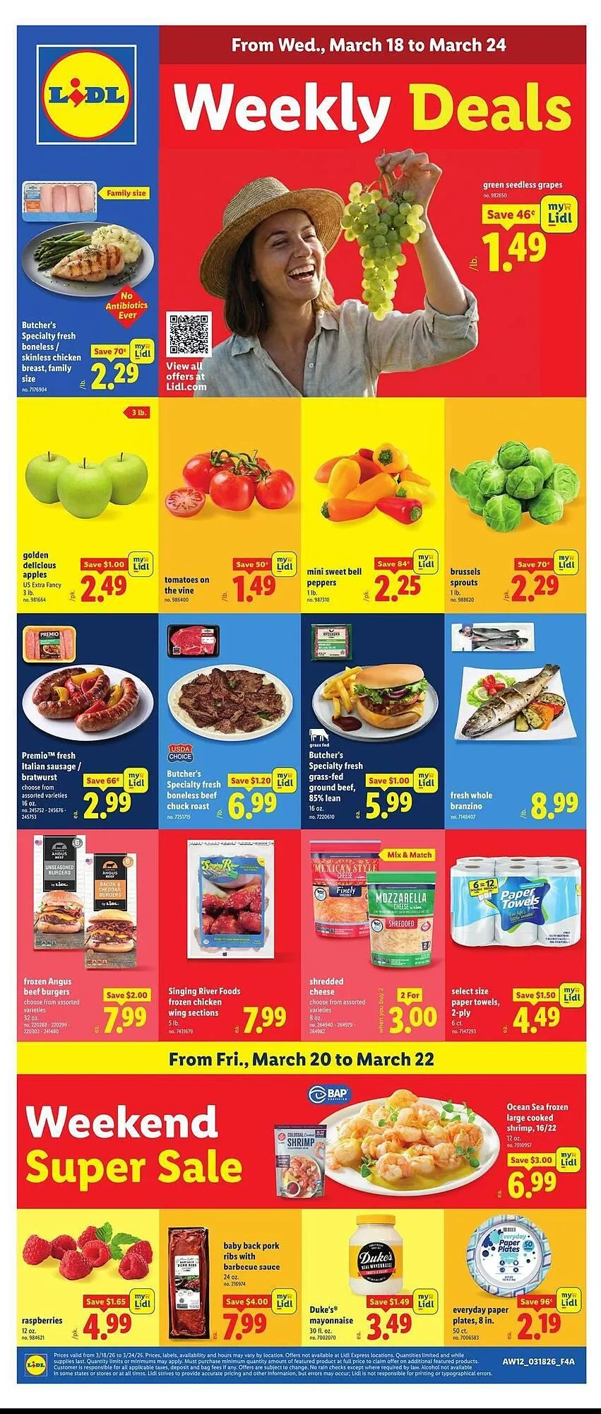 Weekly ad Lidl weekly ad from March 18 to March 24 2026 - Page 1