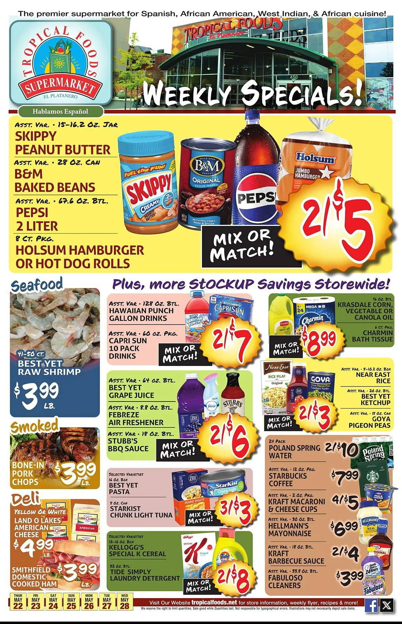 Tropical Foods Supermarket Weekly Ad - 1