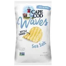 Cape Cod - Kettle Cooked Wave Sea Salt Potato Chips 7.50 Oz