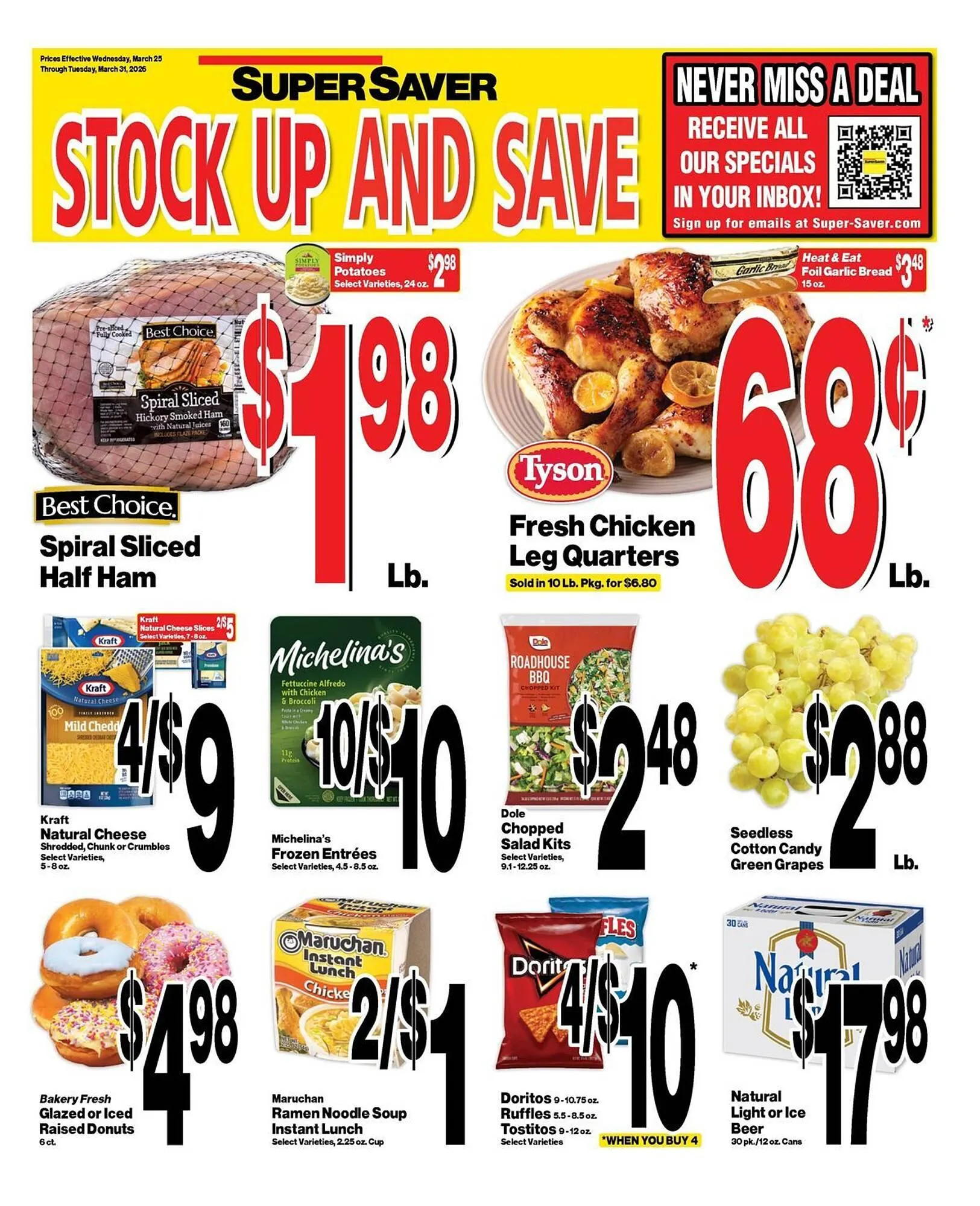 Weekly ad Super Saver weekly ad from March 25 to March 31 2026 - Page 1