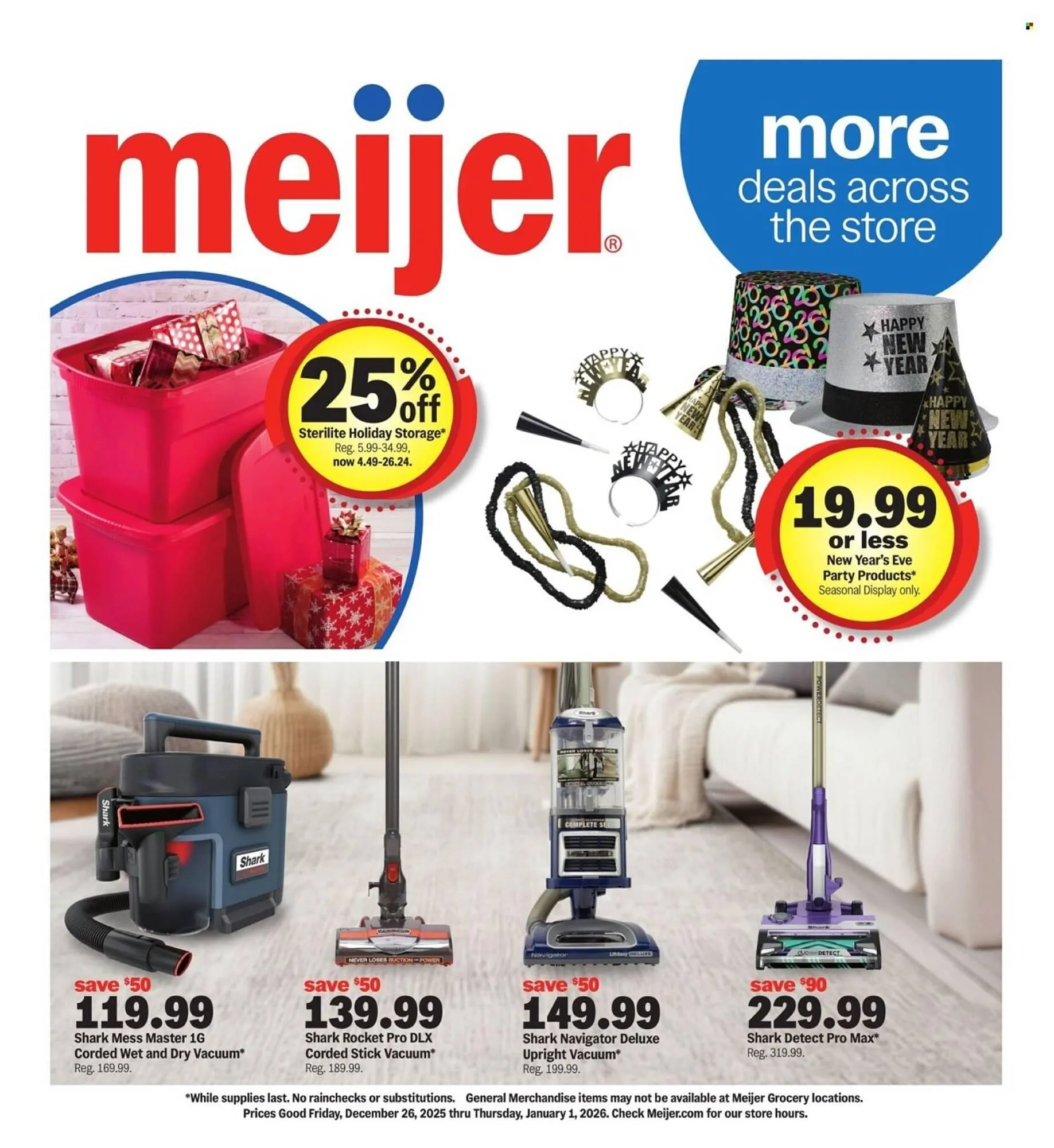 Weekly ad Meijer weekly ad from December 26 to January 1 2026 - Page 1