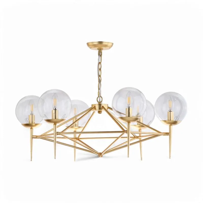 Glow Chandelier Gold