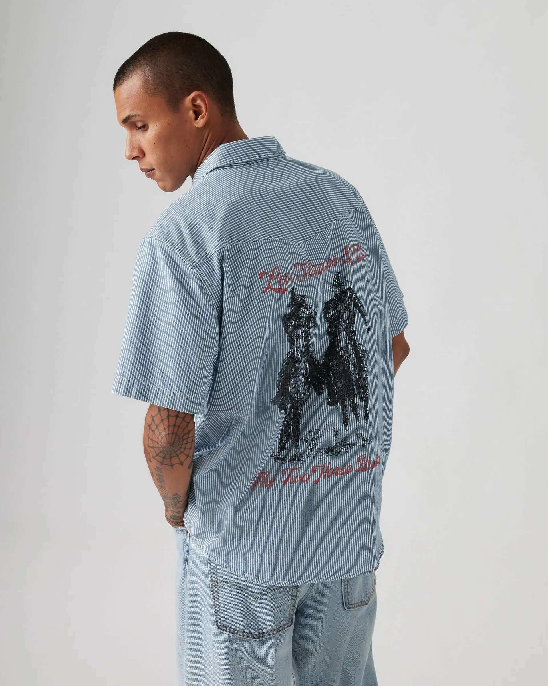Short Sleeve Relaxed Fit Western Shirt