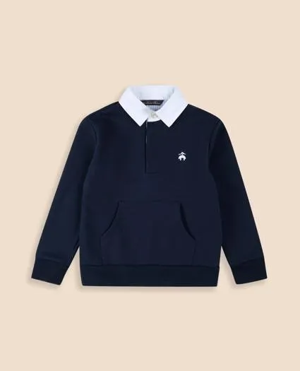Boys Cotton-Blend Rugby Sweatshirt