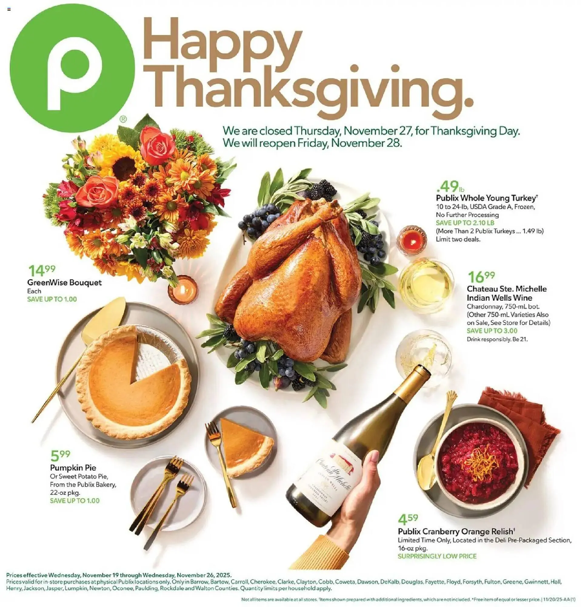 Weekly ad Publix weekly ad from November 19 to November 27 2025 - Page 1