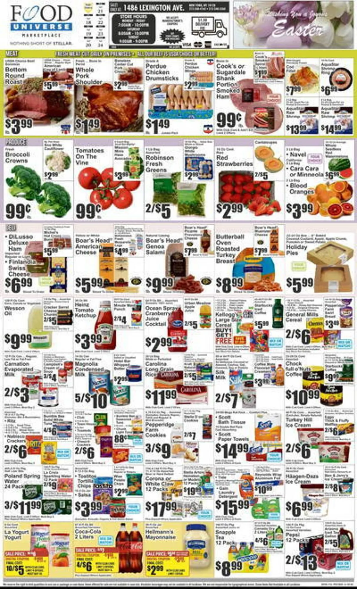 Weekly ad Food Universe Weekly Ad from April 18 to April 24 2025 - Page 1