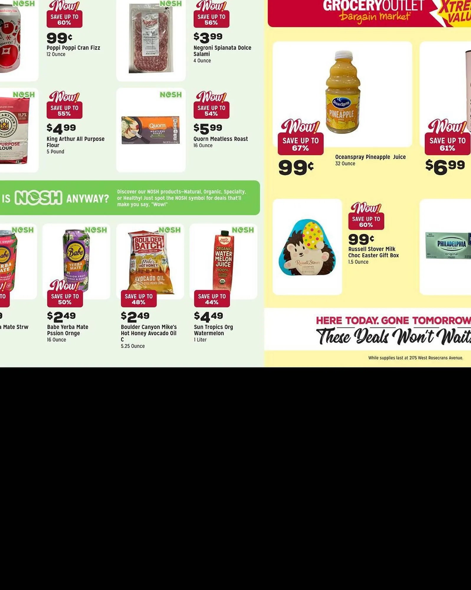 Weekly promotion Grocery Outlet weekly ad spanning from April 22 to April 28 2026 - Page 5 for Catalogue 365