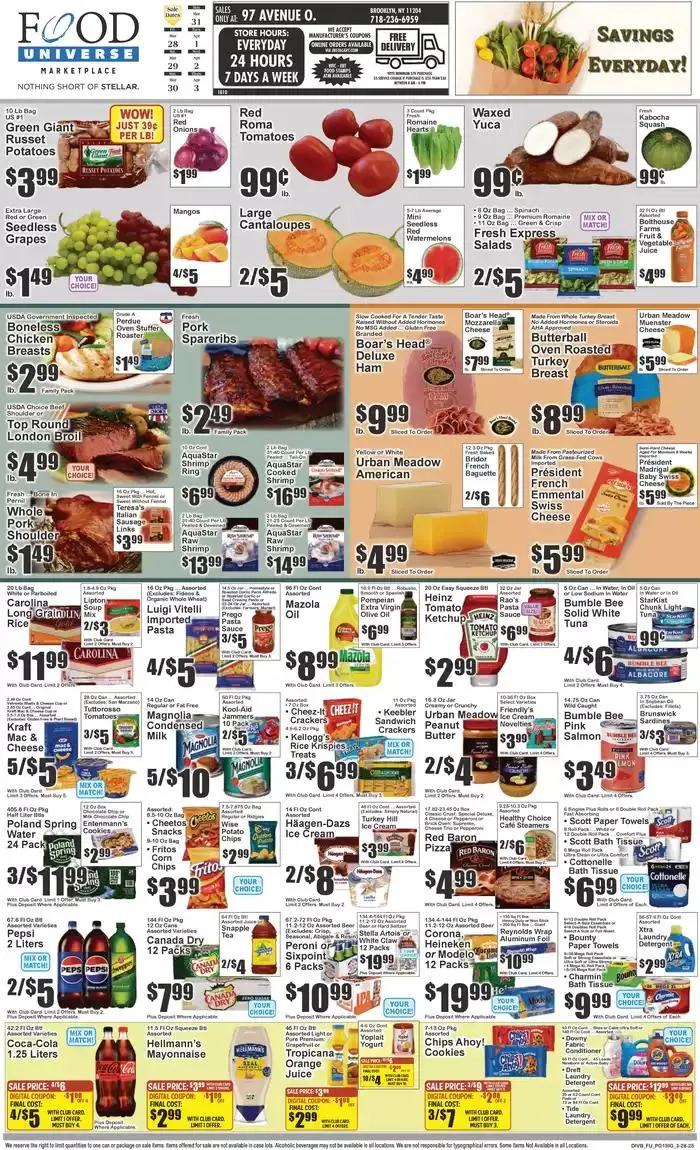 Weekly ad Save now with our deals from March 28 to April 3 2025 - Page 1