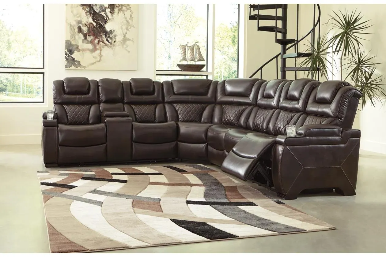 Warnerton 3-Piece Dual Power Reclining Sectional
