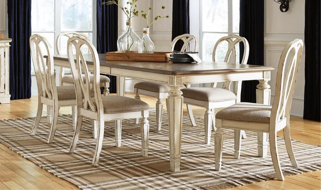 Modern Heritage Realyn 4-Seater Wooden Dining Table Set