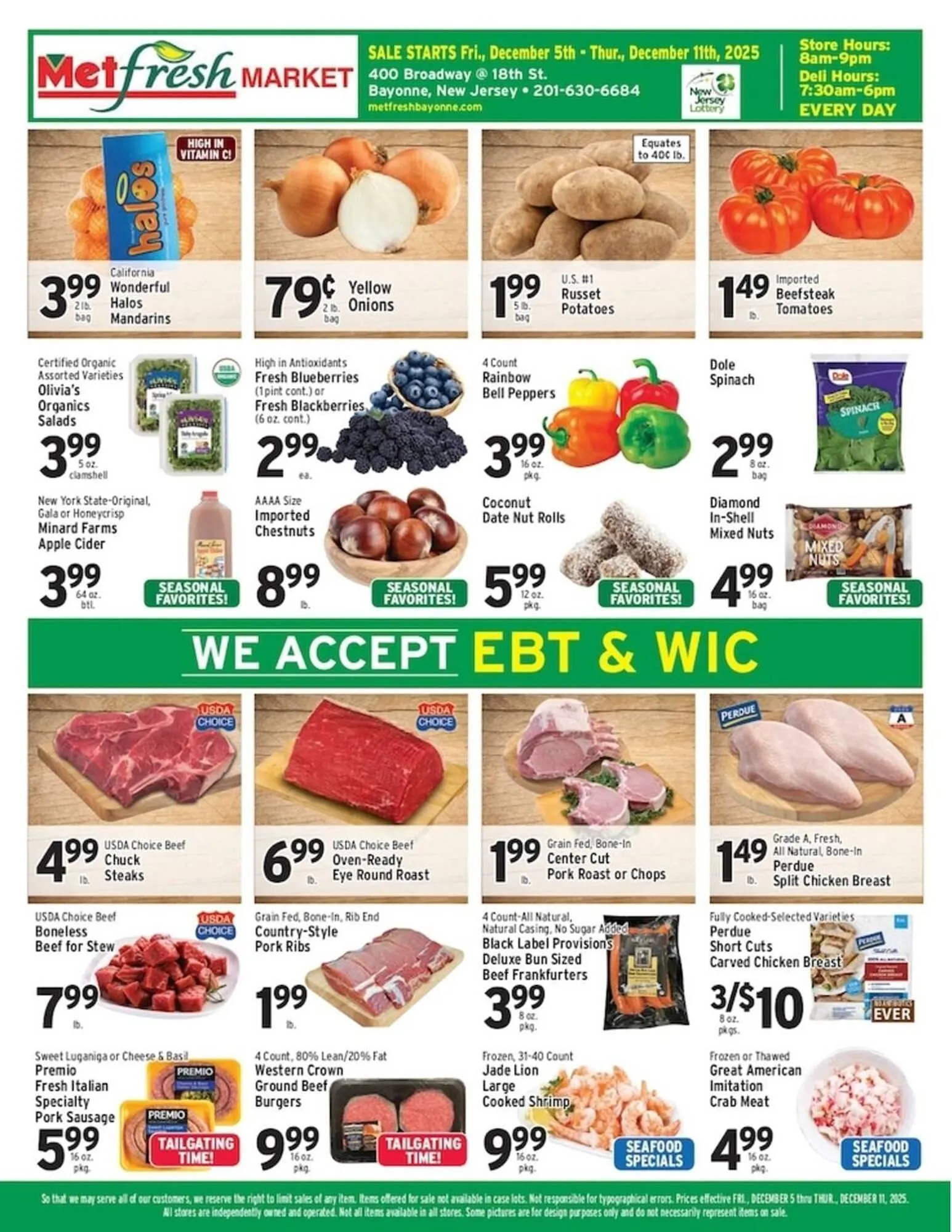 Weekly ad Met Foodmarkets weekly ad from December 5 to December 11 2025 - Page 1