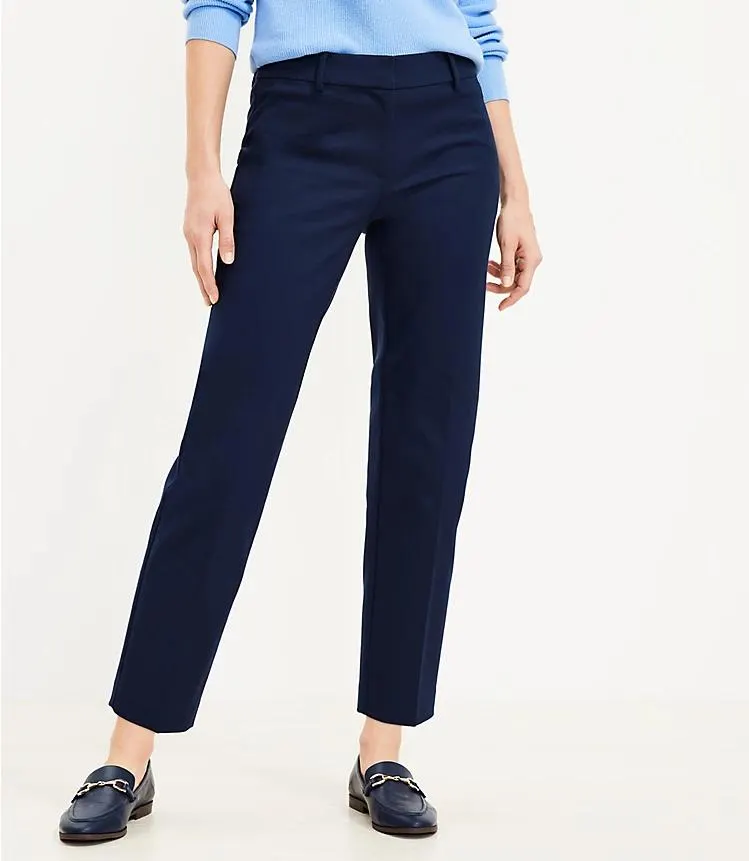 Riviera Slim Pants in Doubleweave