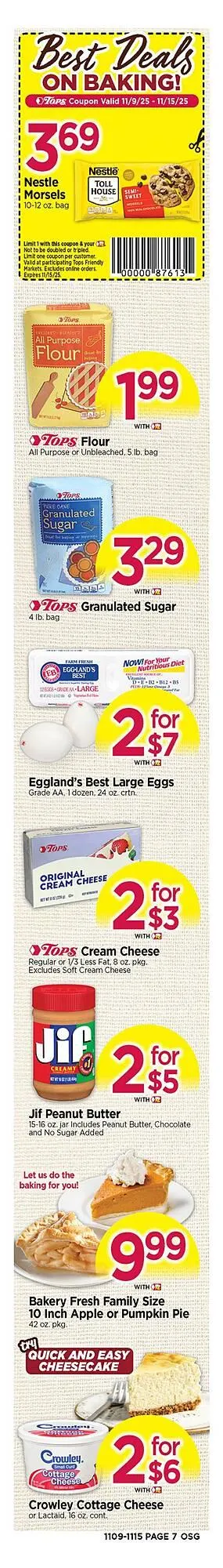 Weekly ad Tops weekly ad from November 9 to November 15 2025 - Page 1