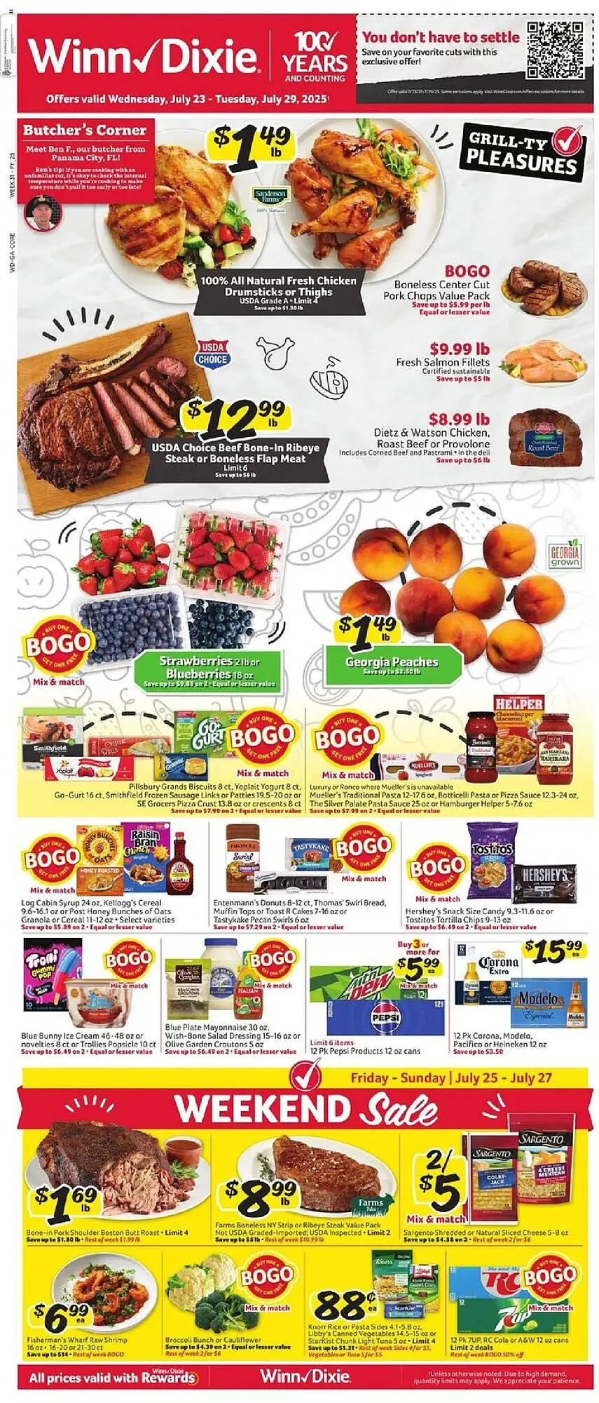 Weekly ad Winn Dixie Weekly Ad from July 23 to July 30 2025 - Page 1