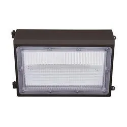 Patriot Lighting® Bronze LED Dusk-to-Dawn Outdoor Security Wall Pack