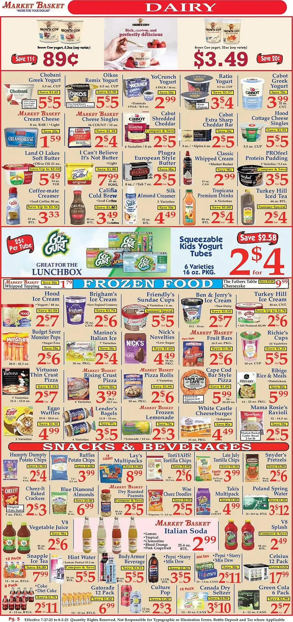 Weekly ad Market Basket Weekly Ad from July 27 to August 3 2025 - Page 5