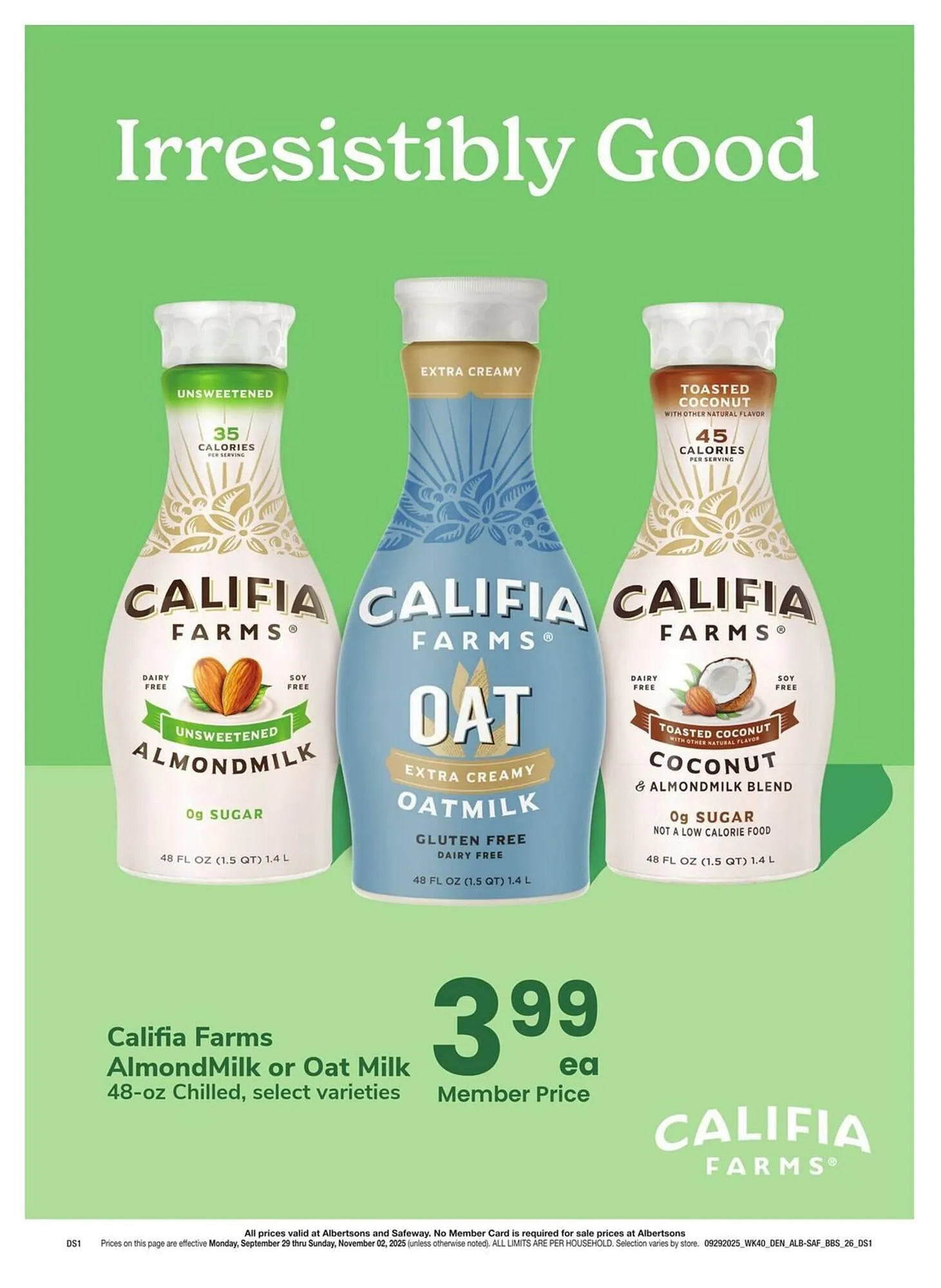 Weekly ad Albertsons weekly ad from September 29 to November 2 2025 - Page 26