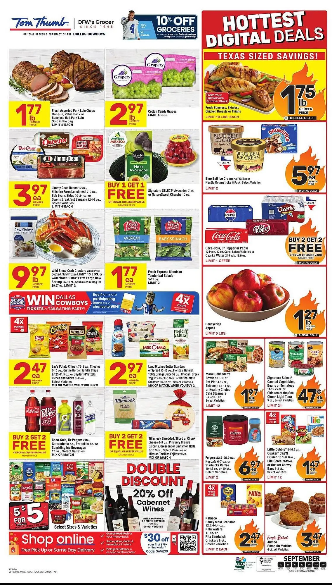 Weekly ad Tom Thumb weekly ad from September 10 to September 16 2025 - Page 3