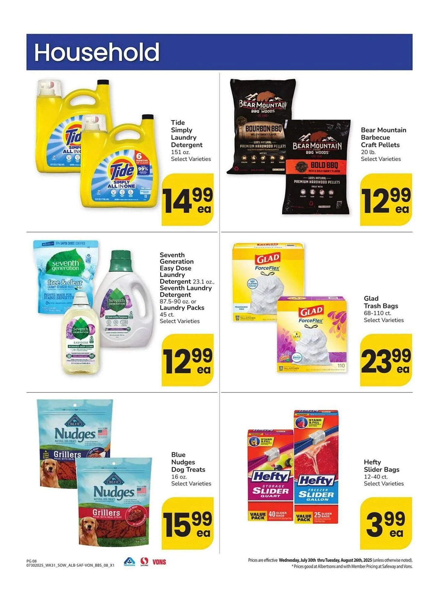 Weekly ad Albertsons Weekly Ad from July 30 to August 26 2025 - Page 8