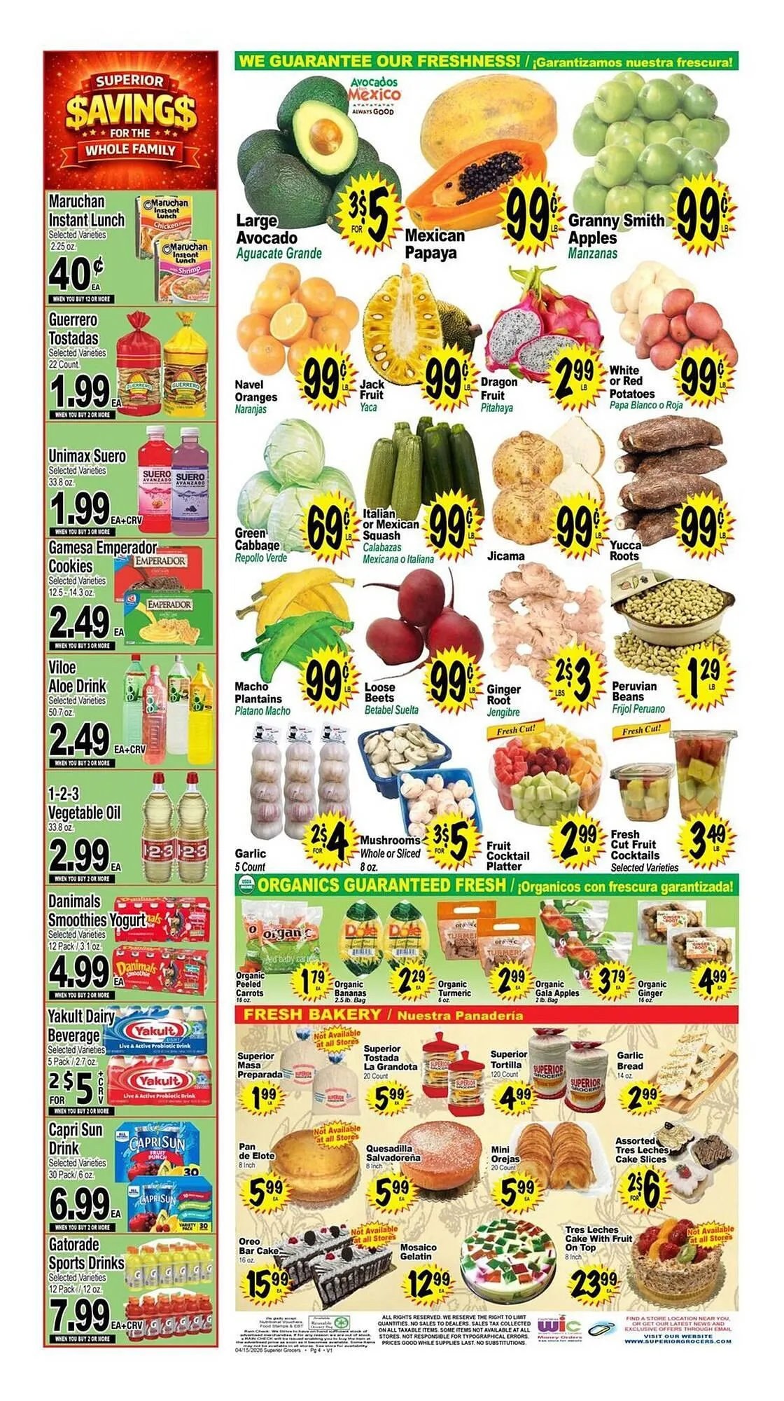 Weekly ad Superior Grocers weekly ad from April 15 to April 21 2026 - Page 4