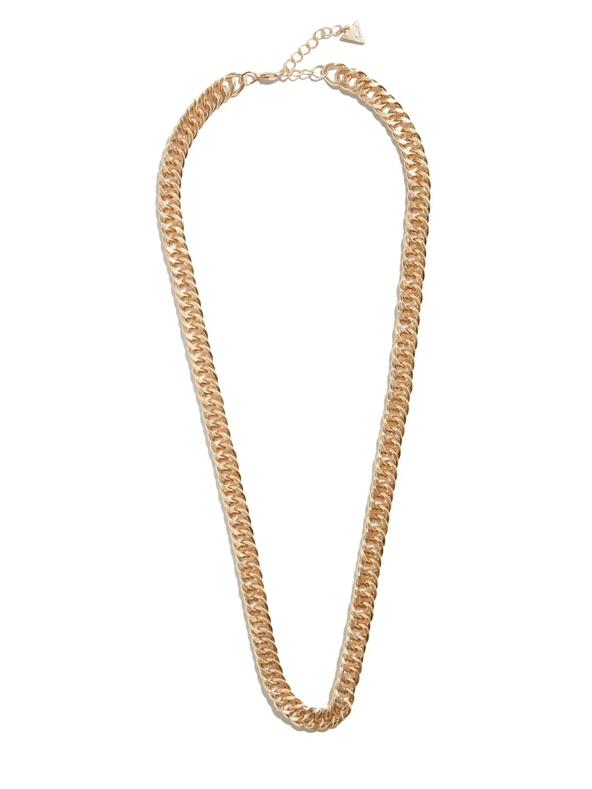 Gold-Tone Curb Chain Necklace