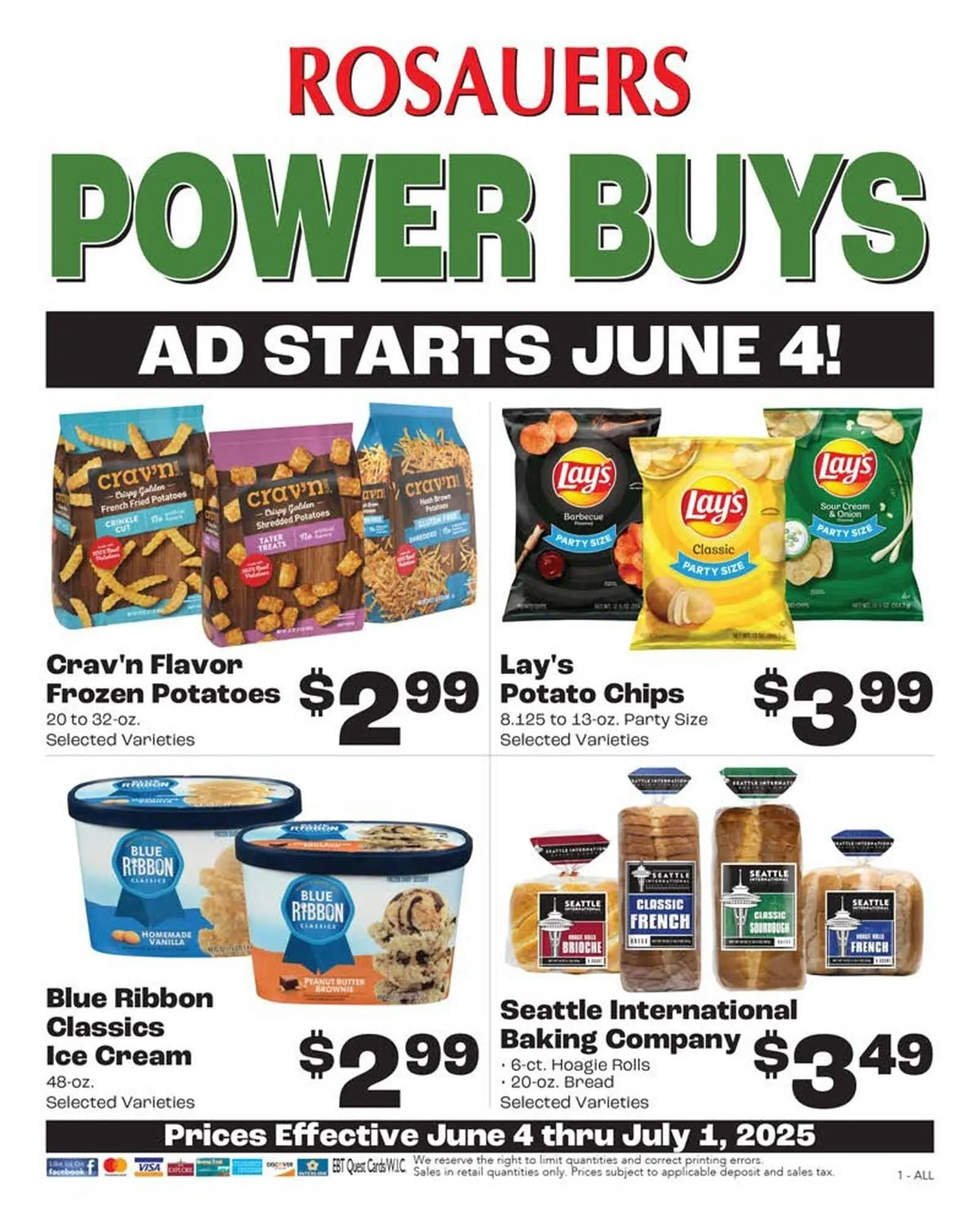 Rosauers Weekly Ad - 1